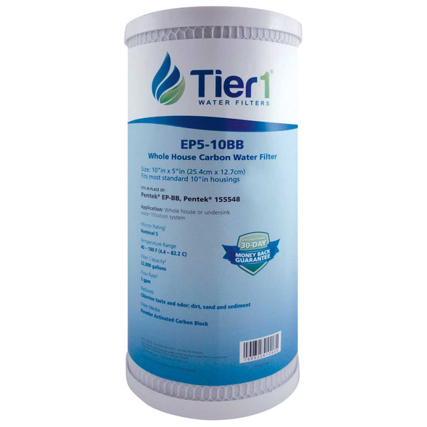 EP-BB 155548-43 Pentek Carbon Filter Cartridge Comparable Replacement Kit with O-ring and Lubricant by Tier1 - Whole House Cartridges - 26.98 - DiscountFilterStore.com