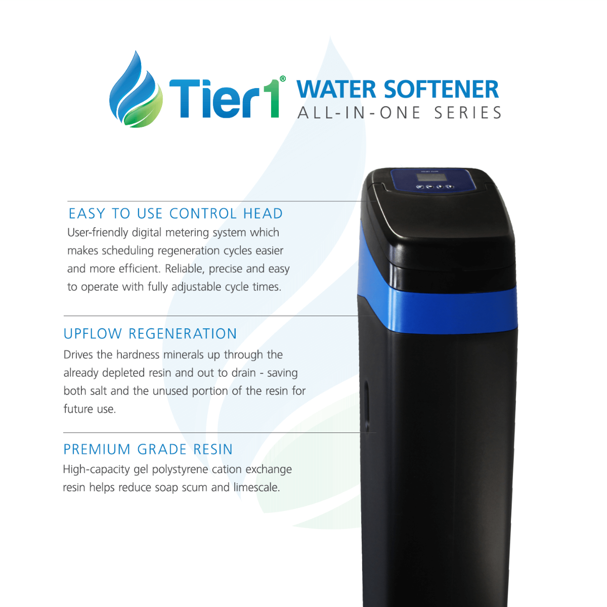 Everyday Series All-in-One High Efficiency Digital Water Softener By Tier1 - DiscountFilterStore.com