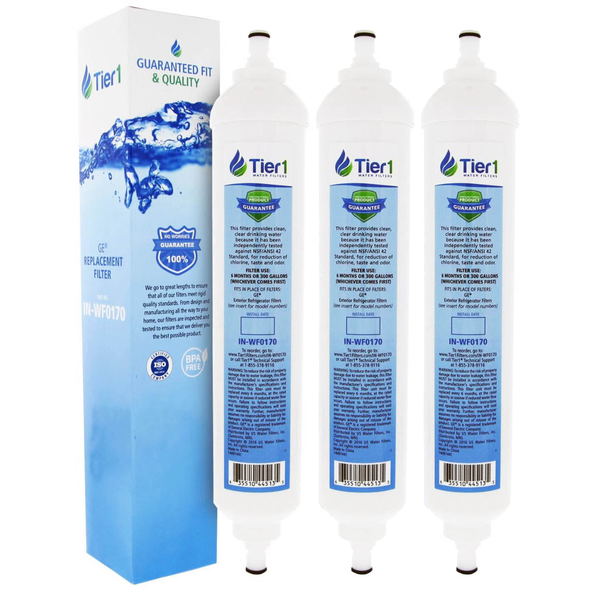 GXRTQR GE SmartWater Inline Comparable Replacement Cartridge by Tier1 - DiscountFilterStore.com