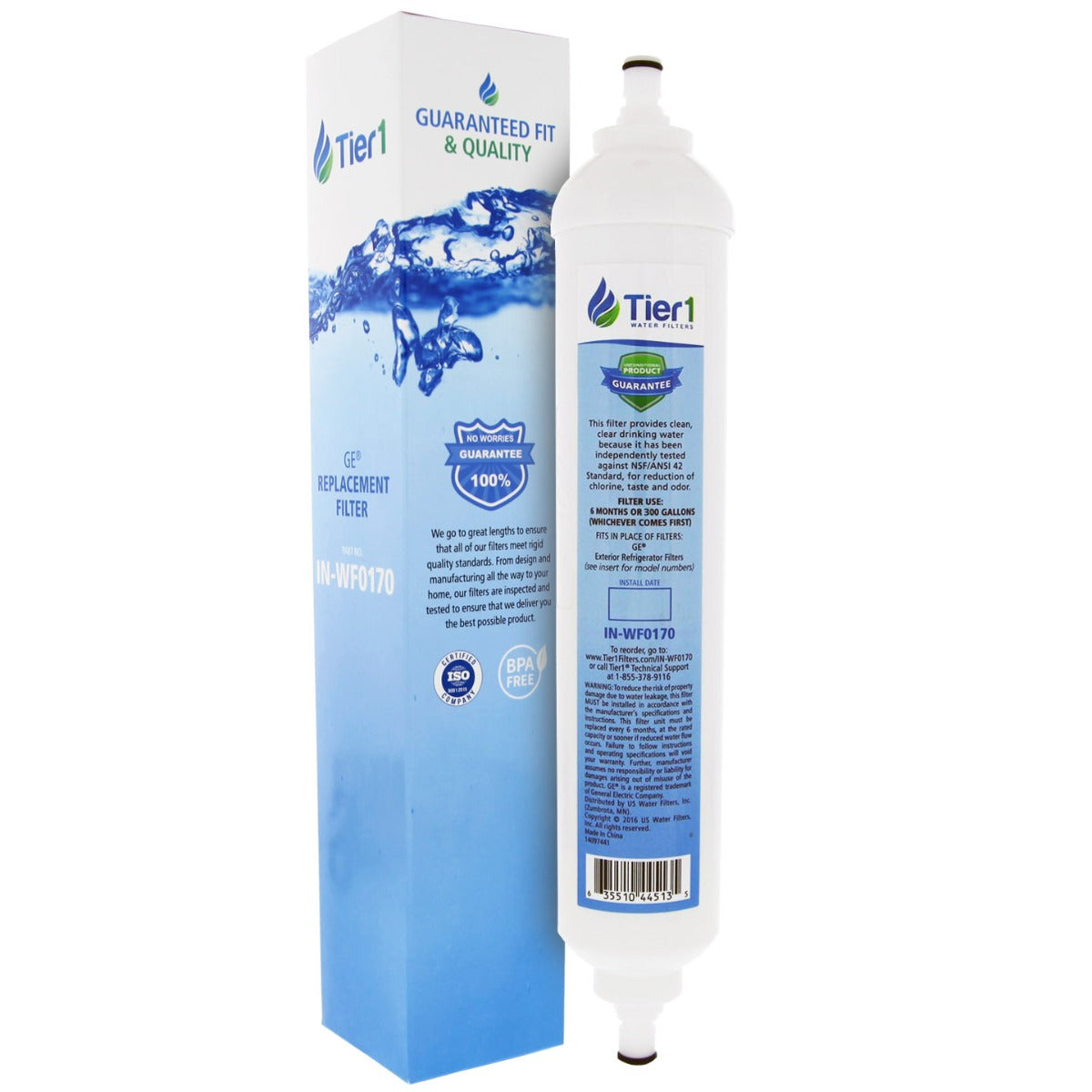 GXRTQR GE SmartWater Inline Comparable Replacement Cartridge by Tier1 - DiscountFilterStore.com
