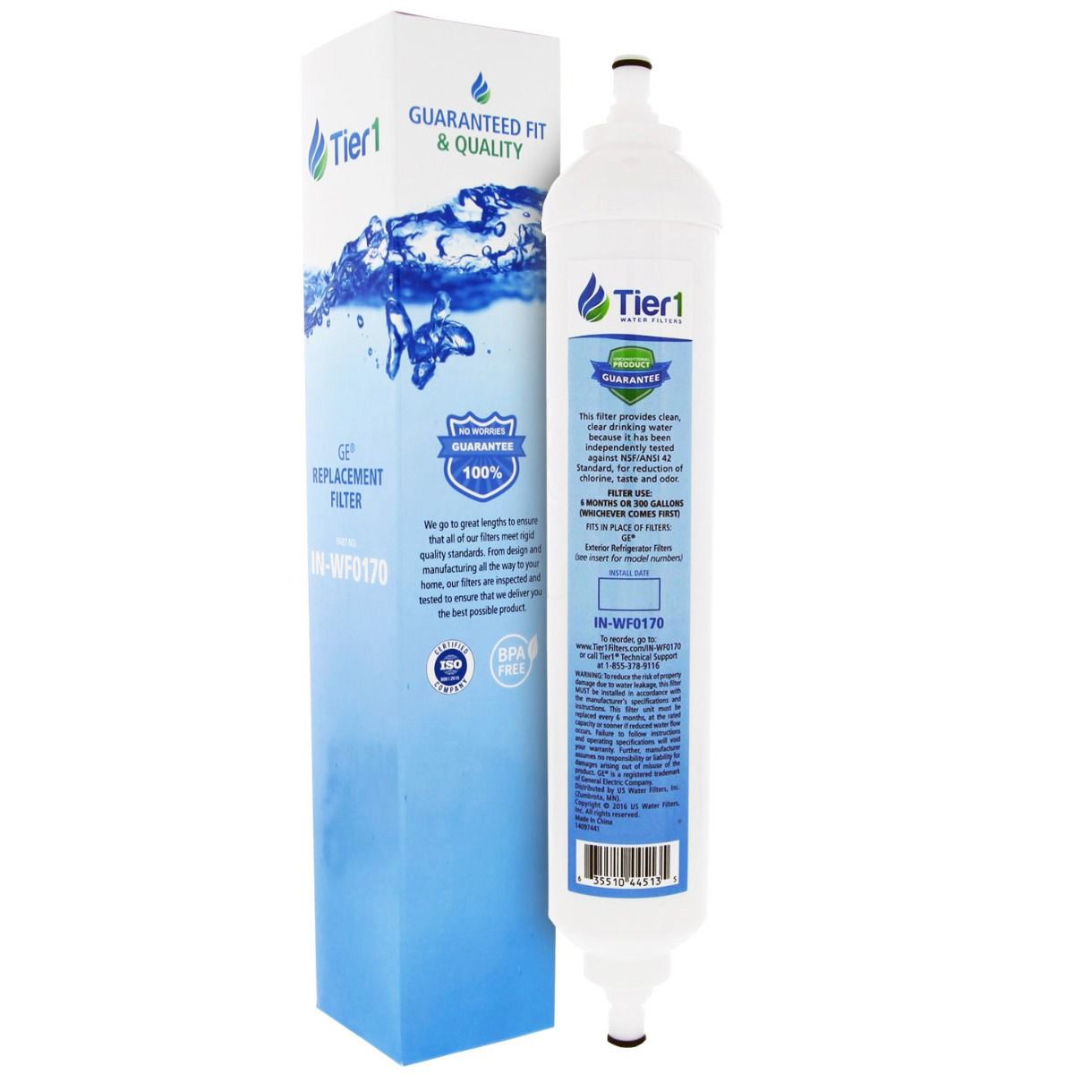GXRTQR GE SmartWater Inline Comparable Replacement Cartridge by Tier1 - DiscountFilterStore.com