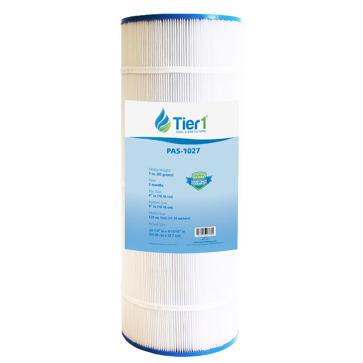 23-1/4 x 8-15/16 Inch Tier1 Pool And Spa Replacement Filter For CX-1200-RE - DiscountFilterStore.com