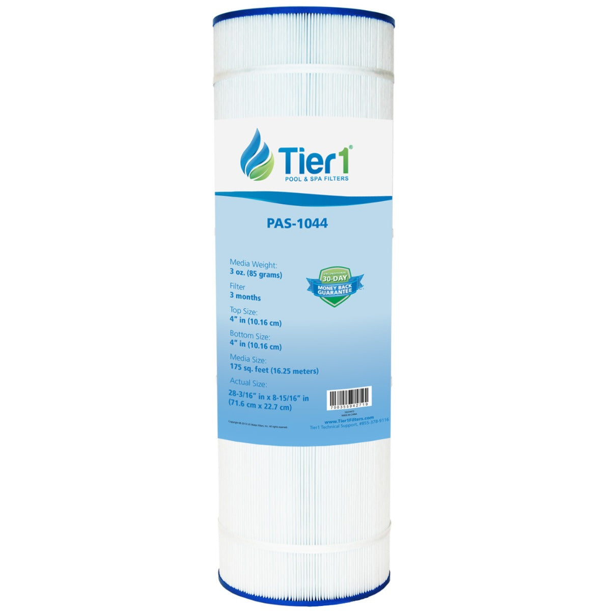 28-3/16 x 8-15/16 Inch Tier1 Brand Replacement For CX1750-RE, 25230-0175S & 817-0175P - DiscountFilterStore.com