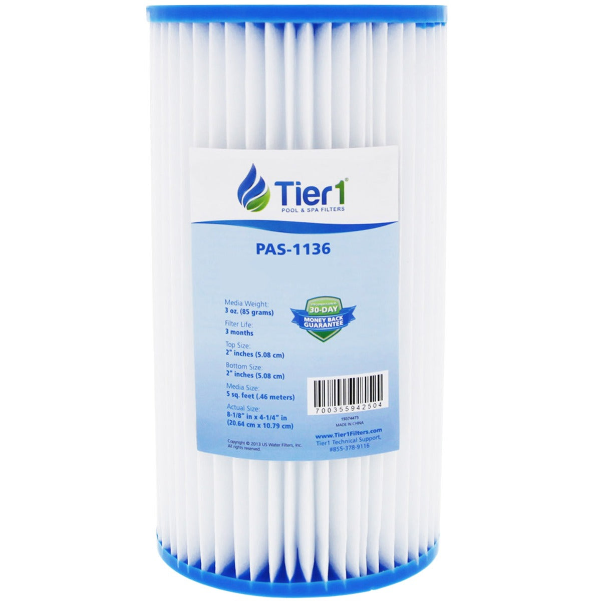 8-1/8 x 4-1/4 Inch Tier1 Brand Replacement For 58600, 59900 & F18 - DiscountFilterStore.com
