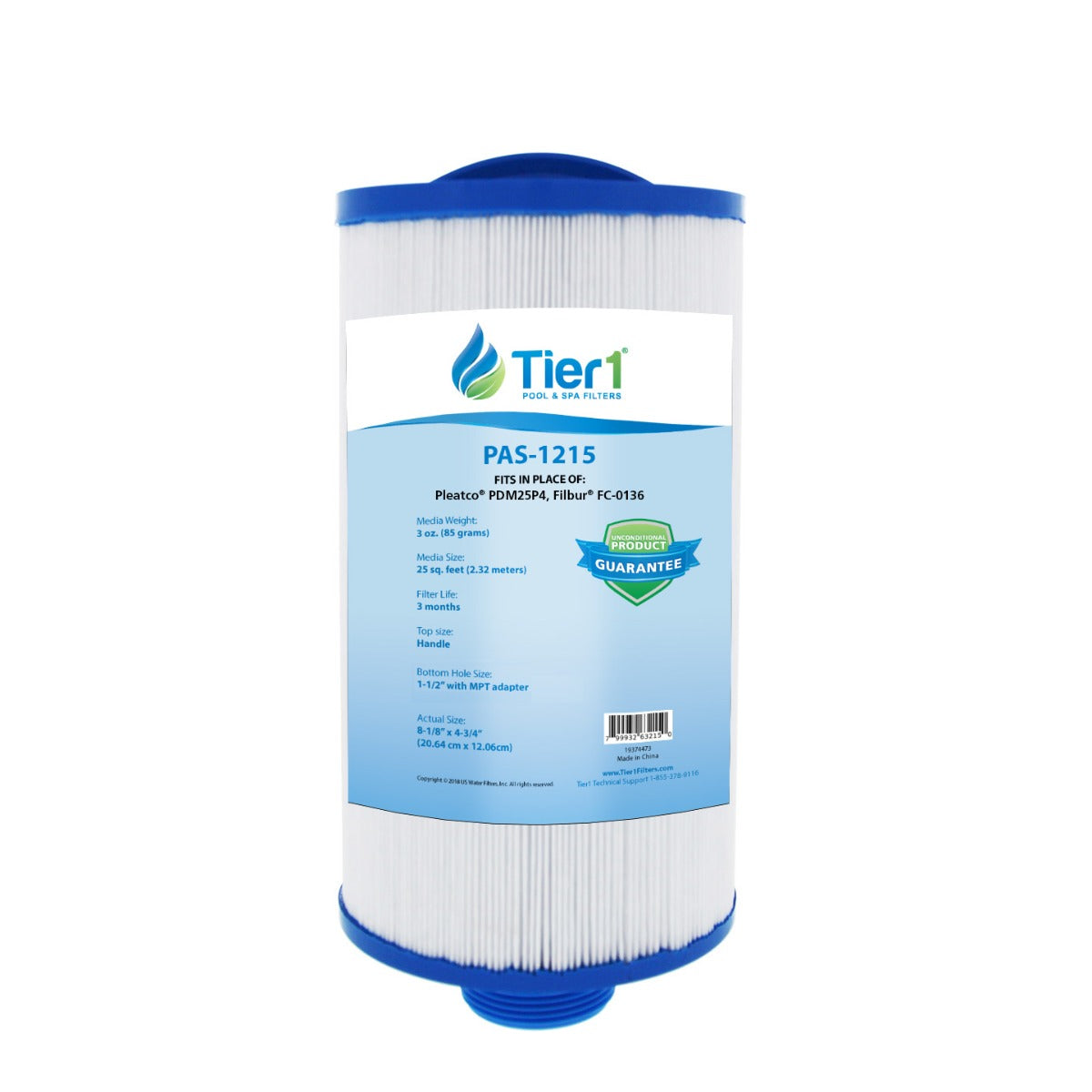 8-1/8 x 4-3/4 Inch Tier1 Brand Replacement Filter For PDM25P4 - DiscountFilterStore.com