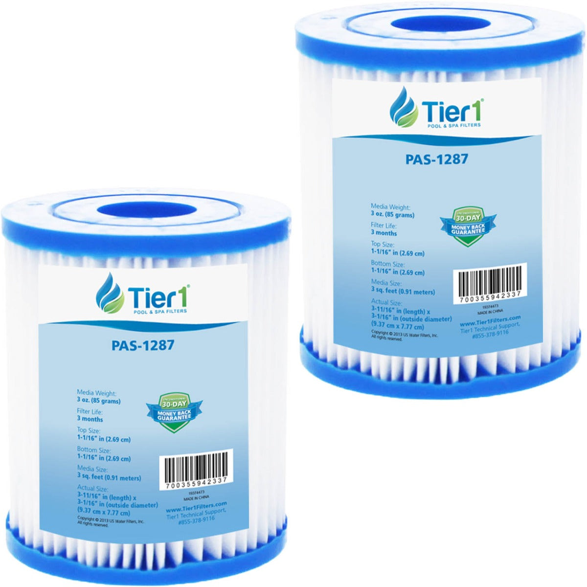 3-11/16 x 3-1/16 Inch Tier1 Brand Replacement For 59904 (2-Pack) - DiscountFilterStore.com