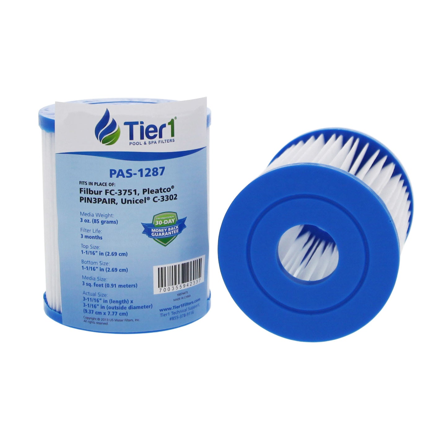 3-11/16 x 3-1/16 Inch Tier1 Brand Replacement For 59904 (2-Pack) - DiscountFilterStore.com