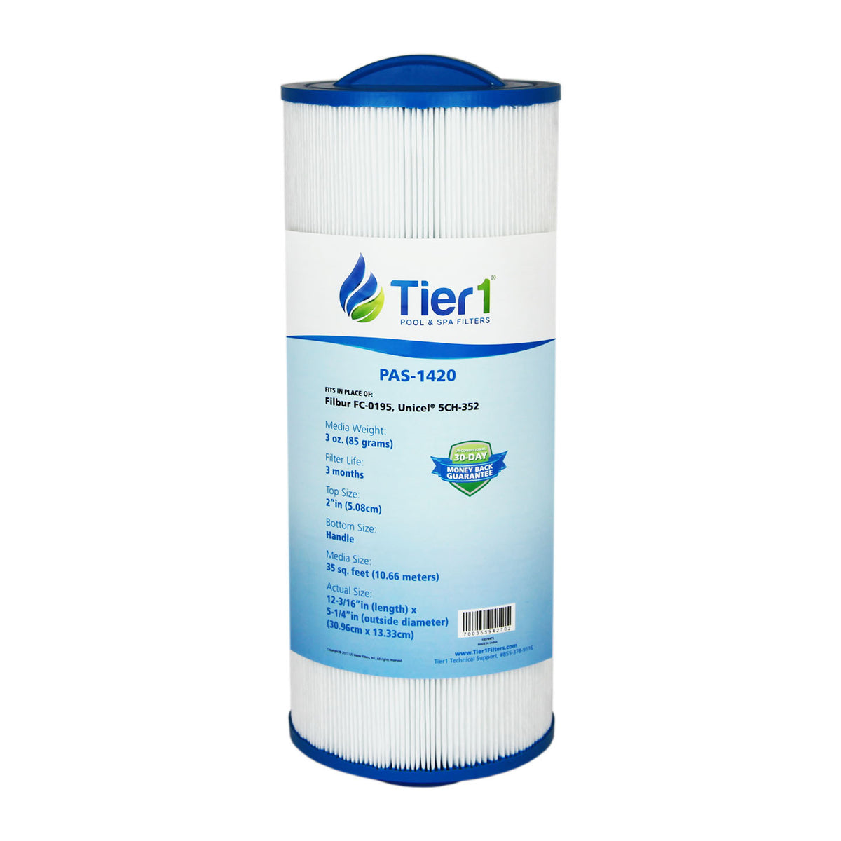12-3/16 x 5-1/4 Inch Tier1 Brand Replacement For 20042, 370-0242 & 370-0243 - DiscountFilterStore.com