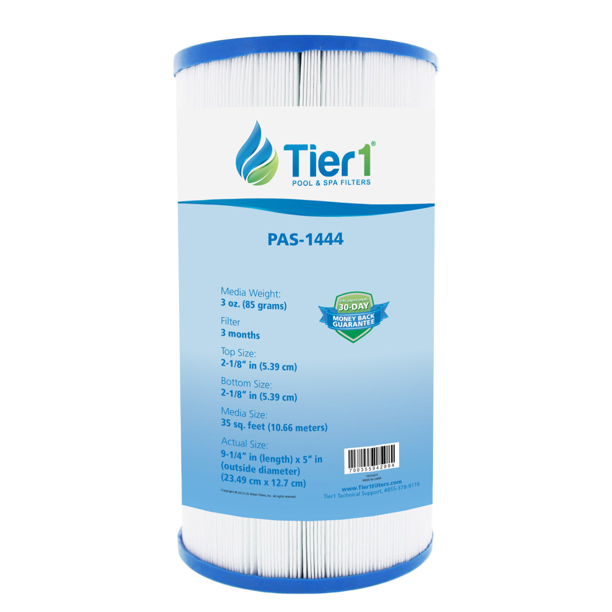 9-1/4 x 5 Inch Tier1 Brand Replacement For 03FIL1300, 17-2482, 25393, 303557, 817-3501, CCP269 & R173431 - DiscountFilterStore.com