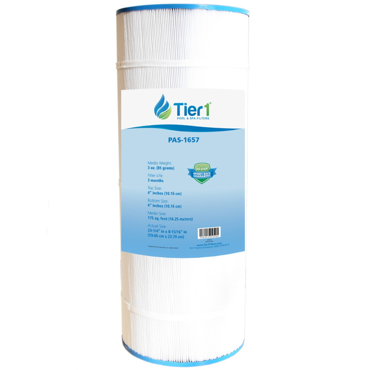 23-1/4 x 8-15/16 Inch Tier1 Replacement Pools And Spa Filter For CCX1750-RE & 817-0150N - DiscountFilterStore.com
