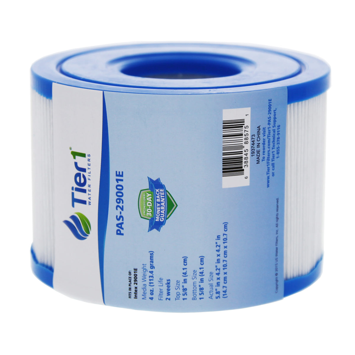 3 x 4-1/4 Inch Tier1 Brand Replacement For Intex 29001E (6-Pack) - DiscountFilterStore.com