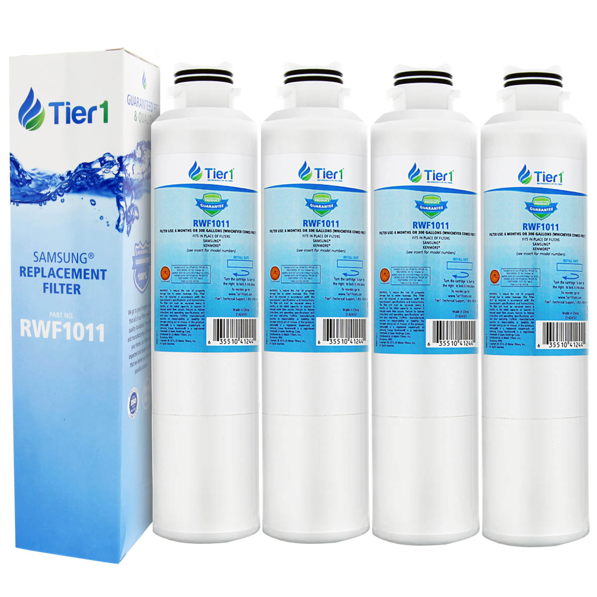 DA29-00020B Samsung Comparable Refrigerator Water Filter Replacement By Tier1 4 Pack- DiscountFilterStore.com