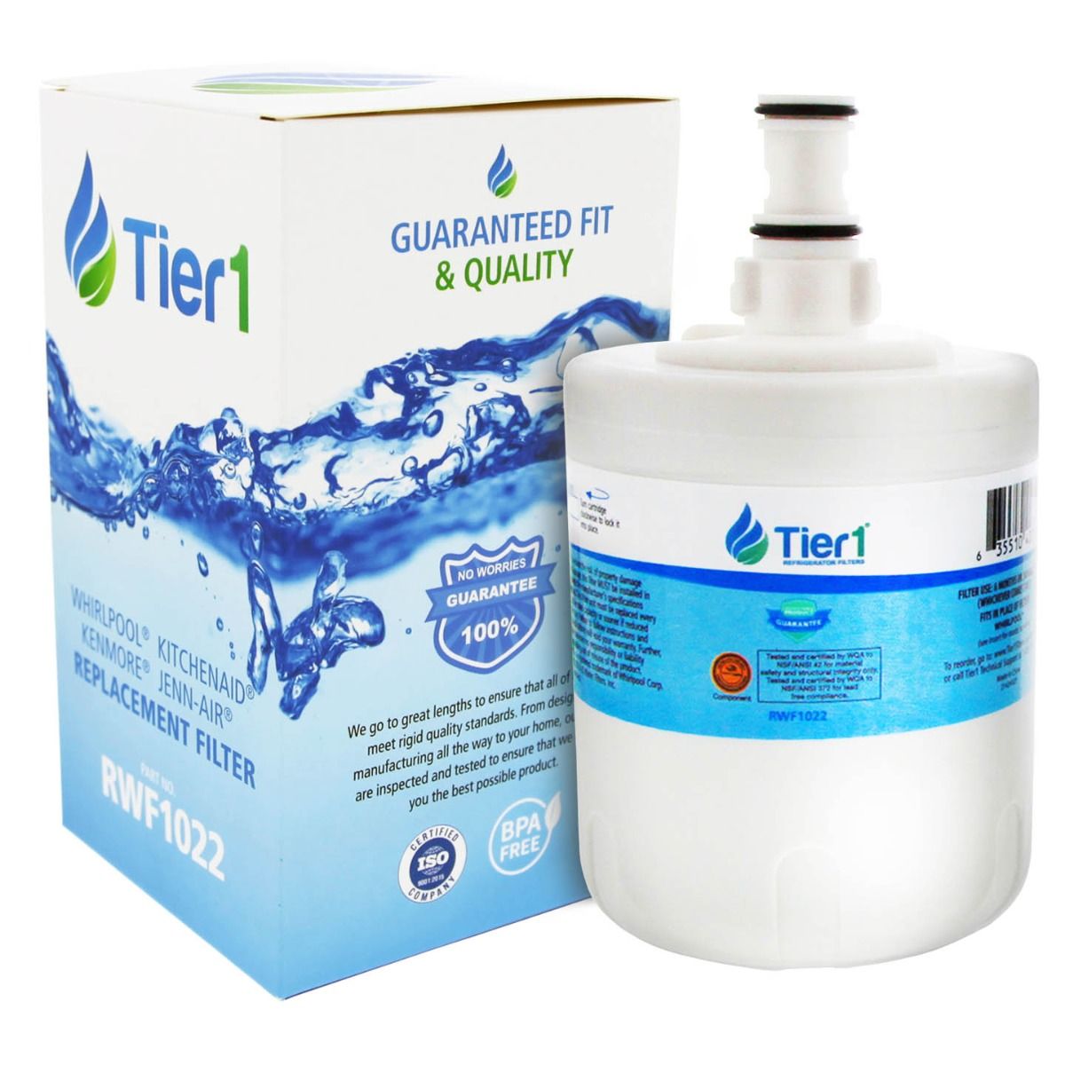 8171413 / 8171414 Whirlpool Comparable Refrigerator Water Filter Replacement By Tier1 - DiscountFilterStore.com