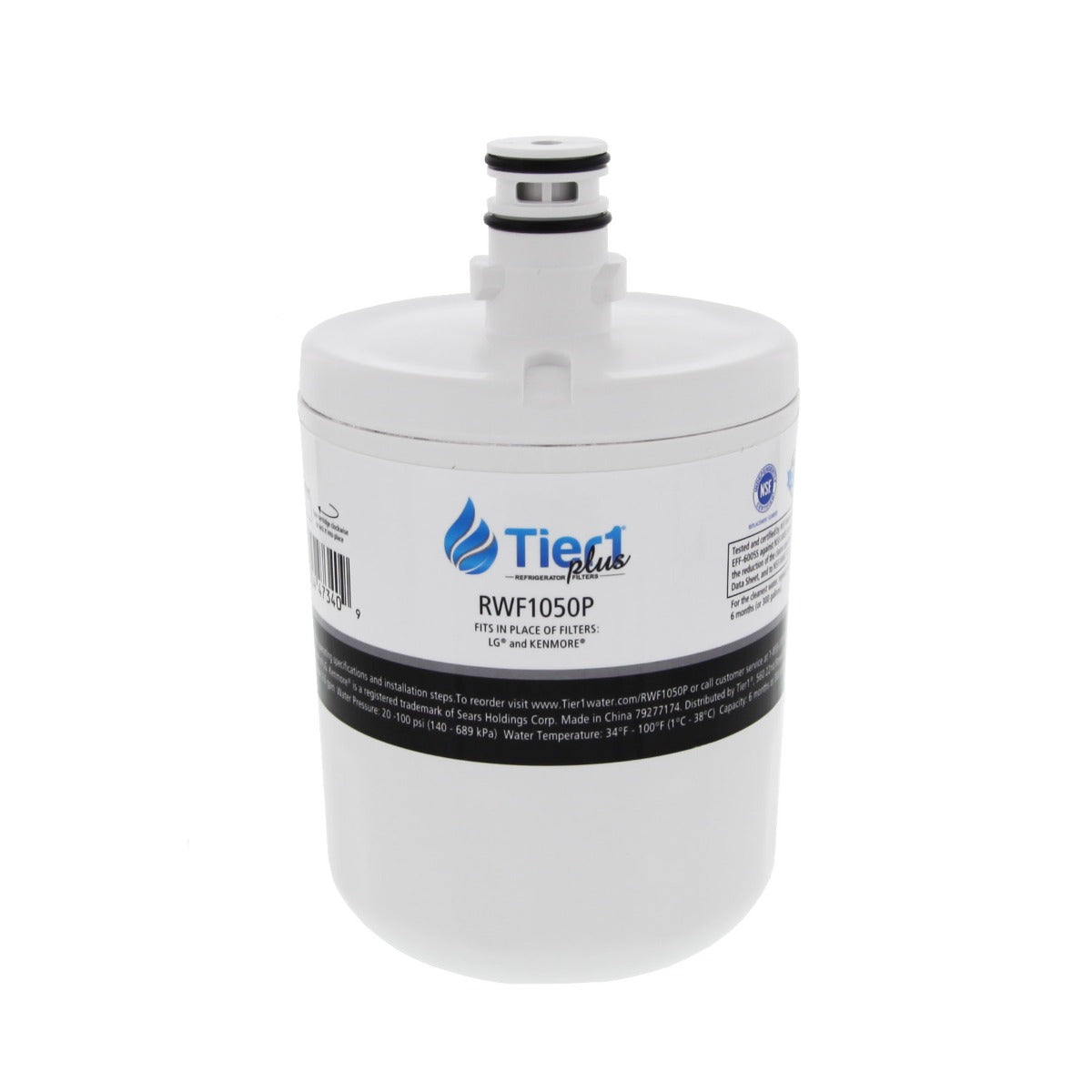 5231JA2002A / LT500P LG Comparable Lead and Mercury Reducing Refrigerator Water Filter By Tier1 Plus - DiscountFilterStore.com