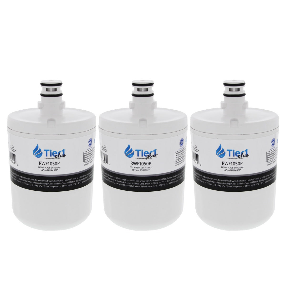 5231JA2002A / LT500P LG Comparable Lead and Mercury Reducing Refrigerator Water Filter By Tier1 Plus - DiscountFilterStore.com
