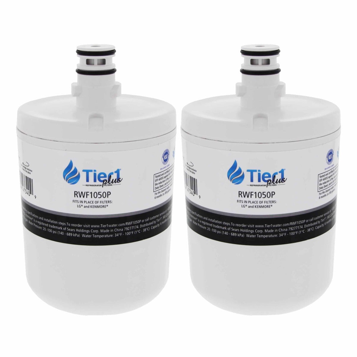 5231JA2002A / LT500P LG Comparable Lead and Mercury Reducing Refrigerator Water Filter By Tier1 Plus - DiscountFilterStore.com