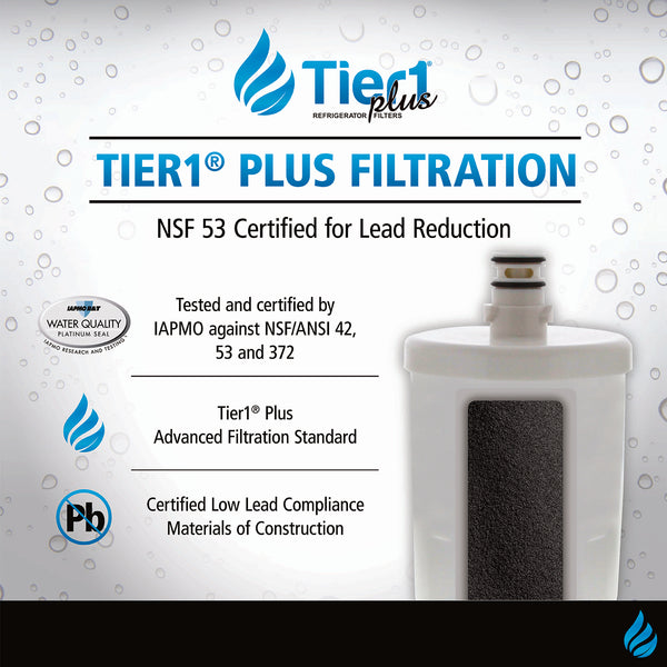 5231JA2002A / LT500P LG Comparable Lead and Mercury Reducing Refrigerator Water Filter By Tier1 Plus - Refrigerator Filters - 13.14 - DiscountFilterStore.com