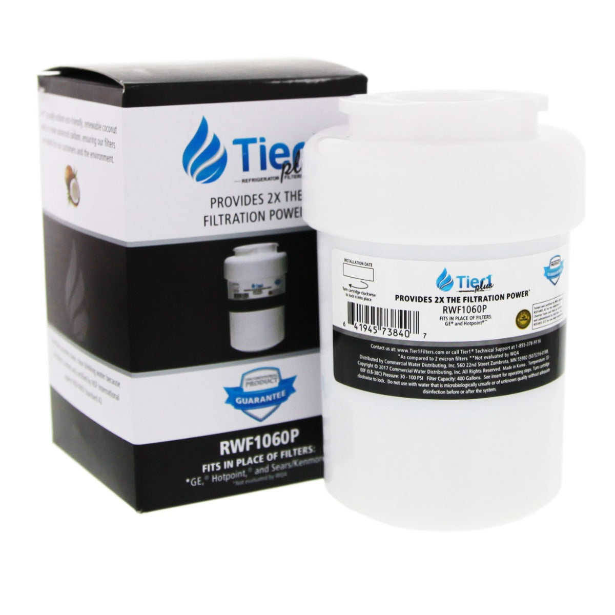 MWFP GE Comparable Lead and Mercury Reducing Refrigerator Water Filter By Tier1 Plus - DiscountFilterStore.com