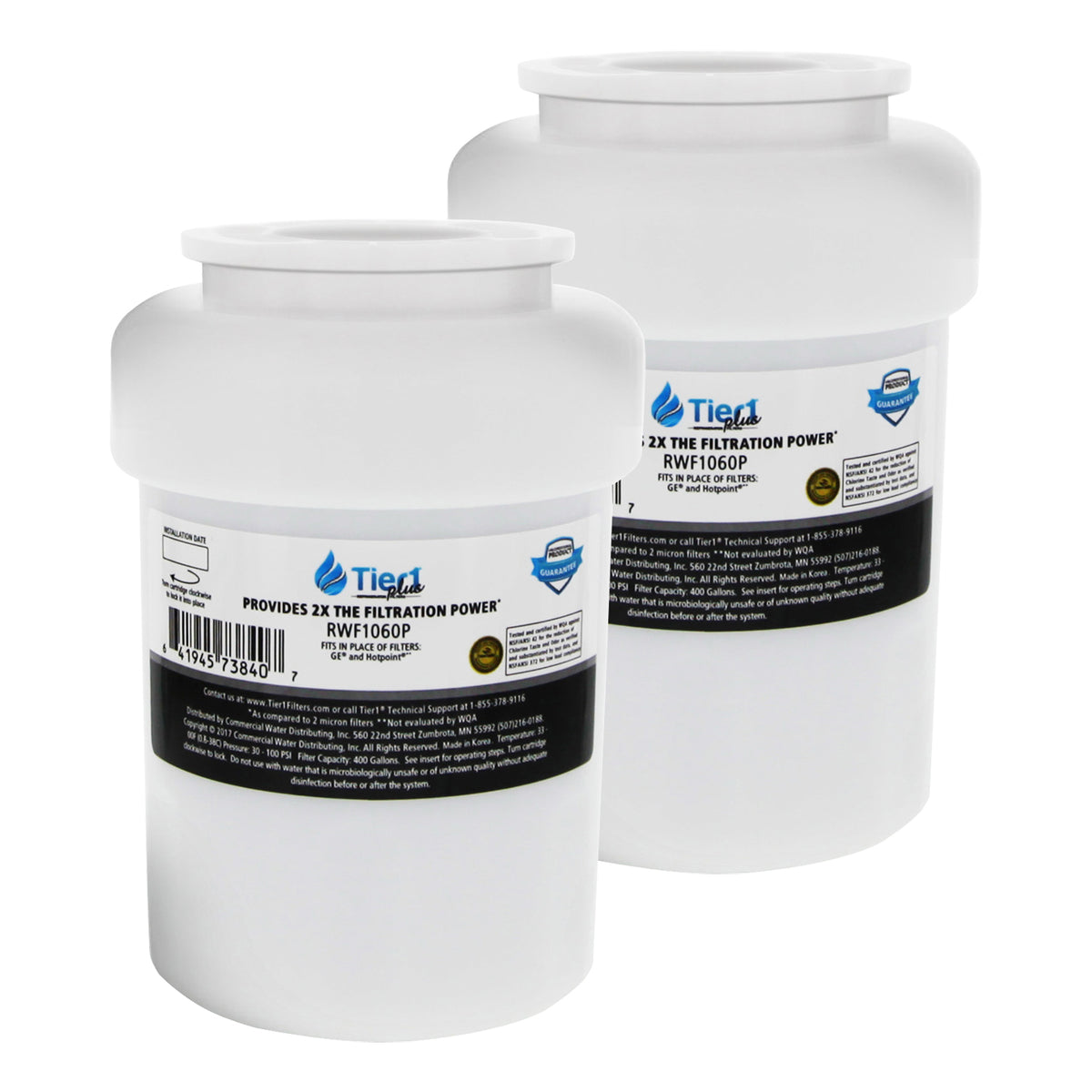 MWFP GE Comparable Lead and Mercury Reducing Refrigerator Water Filter By Tier1 Plus - DiscountFilterStore.com