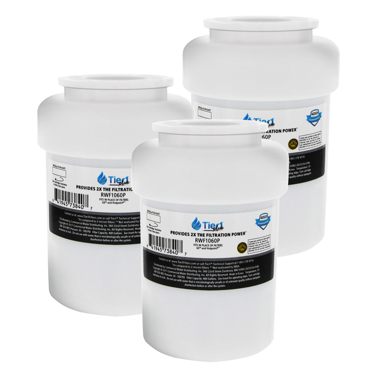 MWFP GE Comparable Lead and Mercury Reducing Refrigerator Water Filter By Tier1 Plus - DiscountFilterStore.com