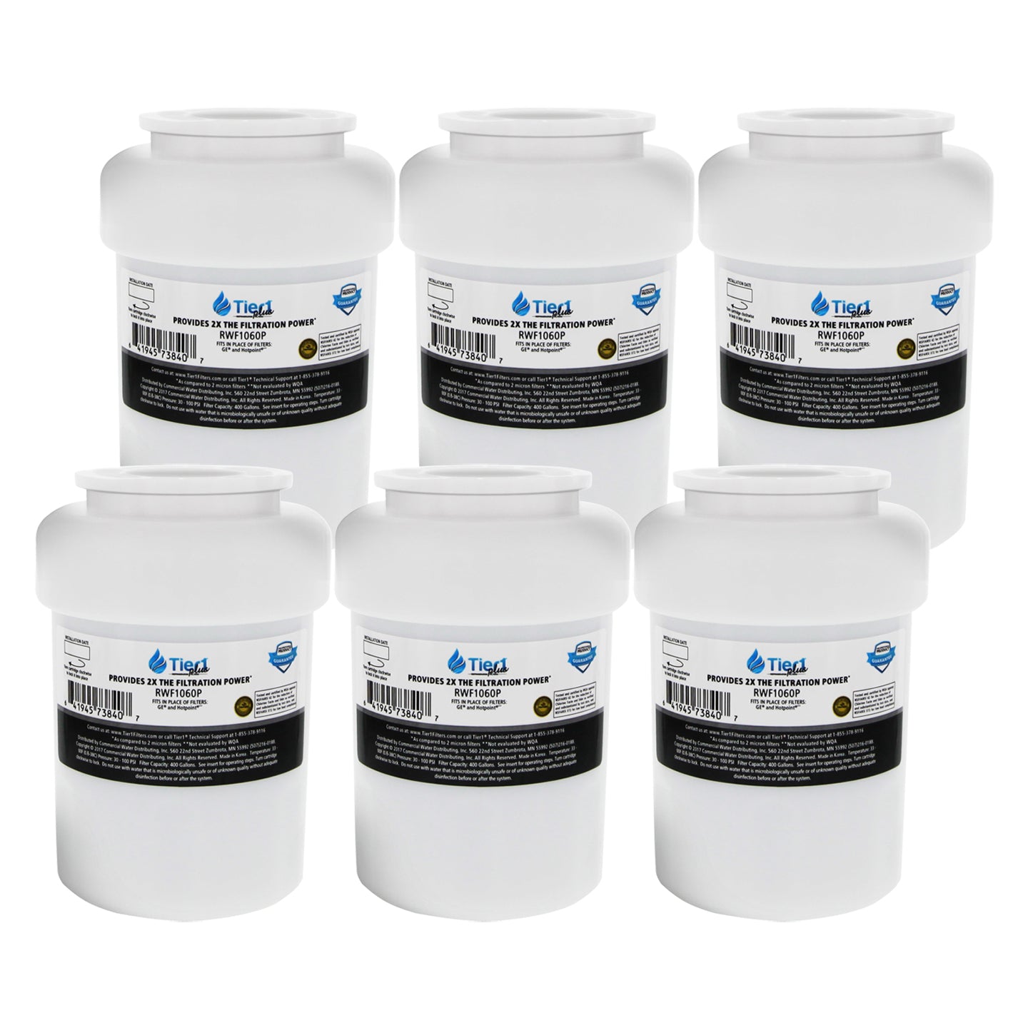 MWFP GE Comparable Lead and Mercury Reducing Refrigerator Water Filter By Tier1 Plus - DiscountFilterStore.com
