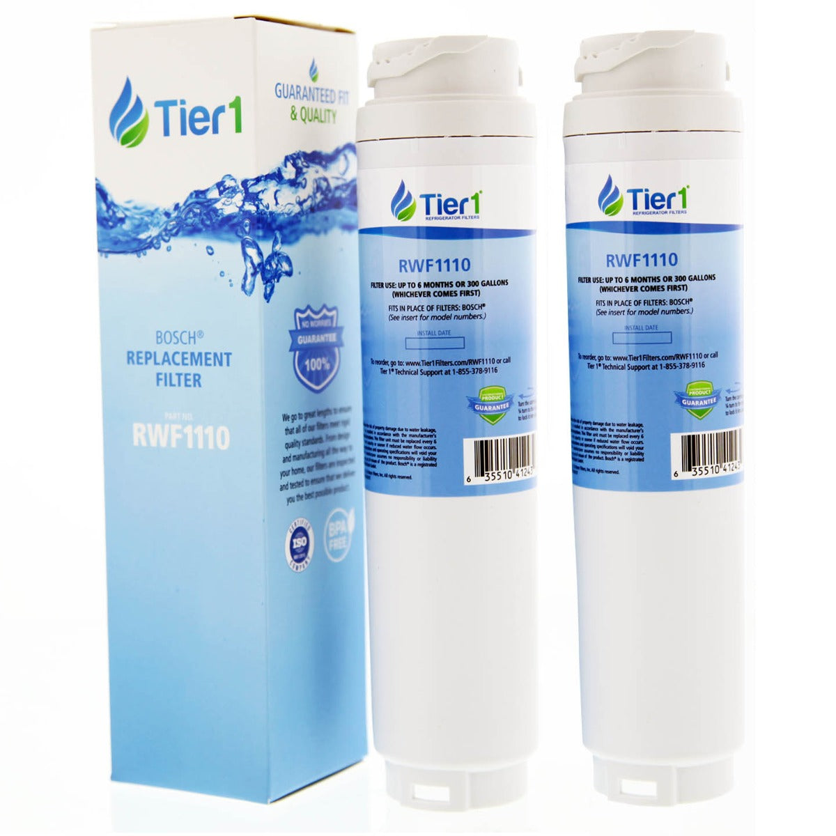 644845 / UltraClarity REPLFLTR10 Bosch Comparable Refrigerator Water Filter Replacement By Tier1 - DiscountFilterStore.com