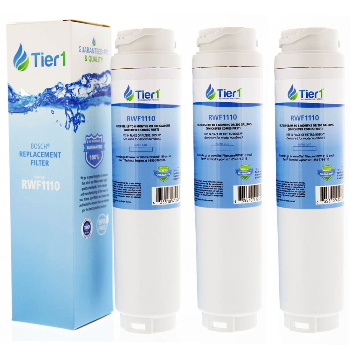 644845 / UltraClarity REPLFLTR10 Bosch Comparable Refrigerator Water Filter Replacement By Tier1 - DiscountFilterStore.com