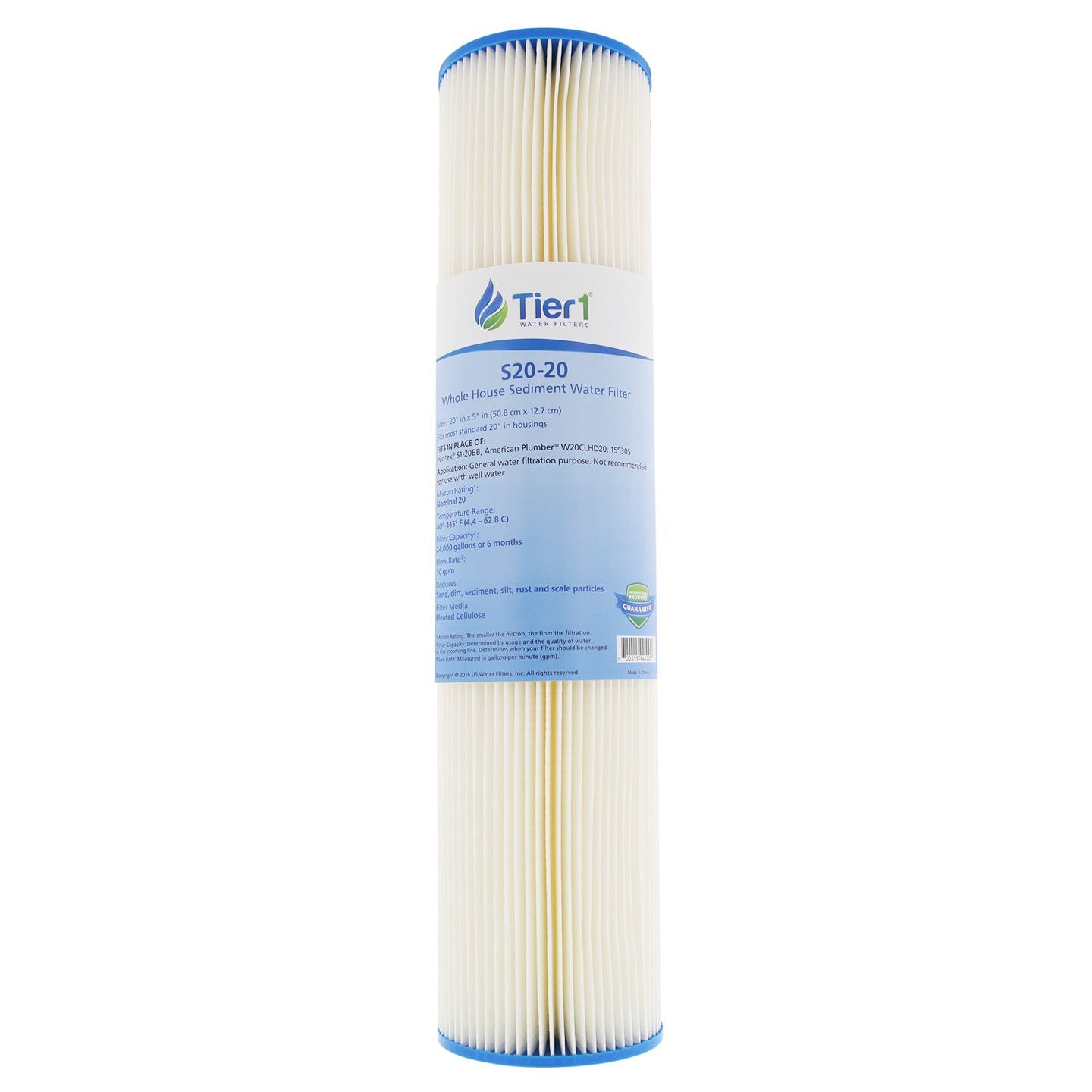 S1-20BB Pentek Comparable Whole House Water Filter by Tier1 - DiscountFilterStore.com
