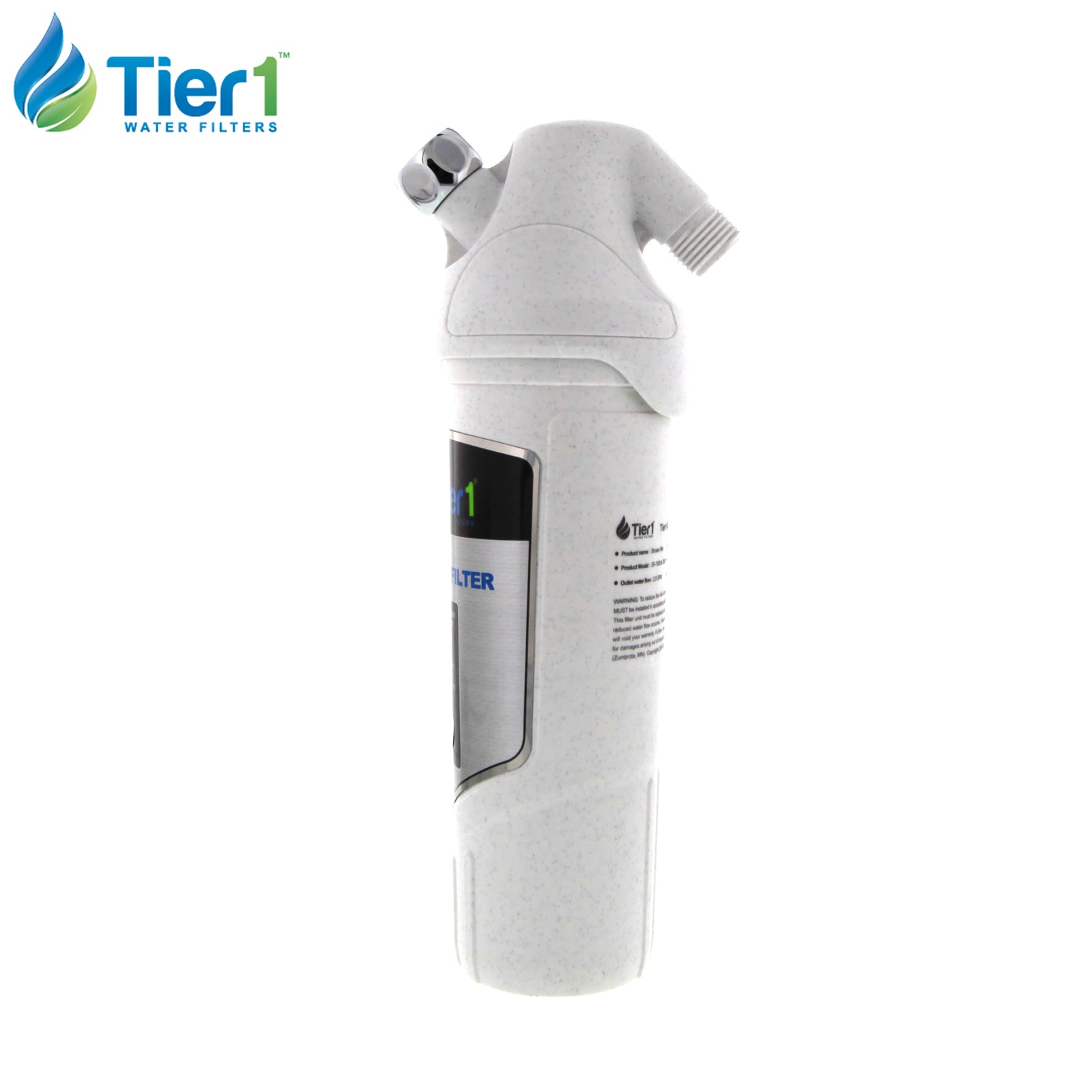 SF-7000 Shower Filter System with Chrome Shower Head by Tier1 - DiscountFilterStore.com