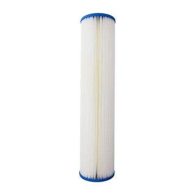 20 inch x 4.5 inch Pleated Sediment Water Filter by Tier1 (1 Micron) - Whole House Cartridges - 24.48 - DiscountFilterStore.com