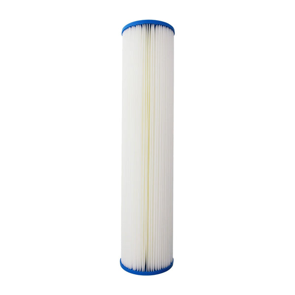 20 inch x 4.5 inch Pleated Sediment Water Filter by Tier1 (1 Micron) - Whole House Cartridges - 24.48 - DiscountFilterStore.com