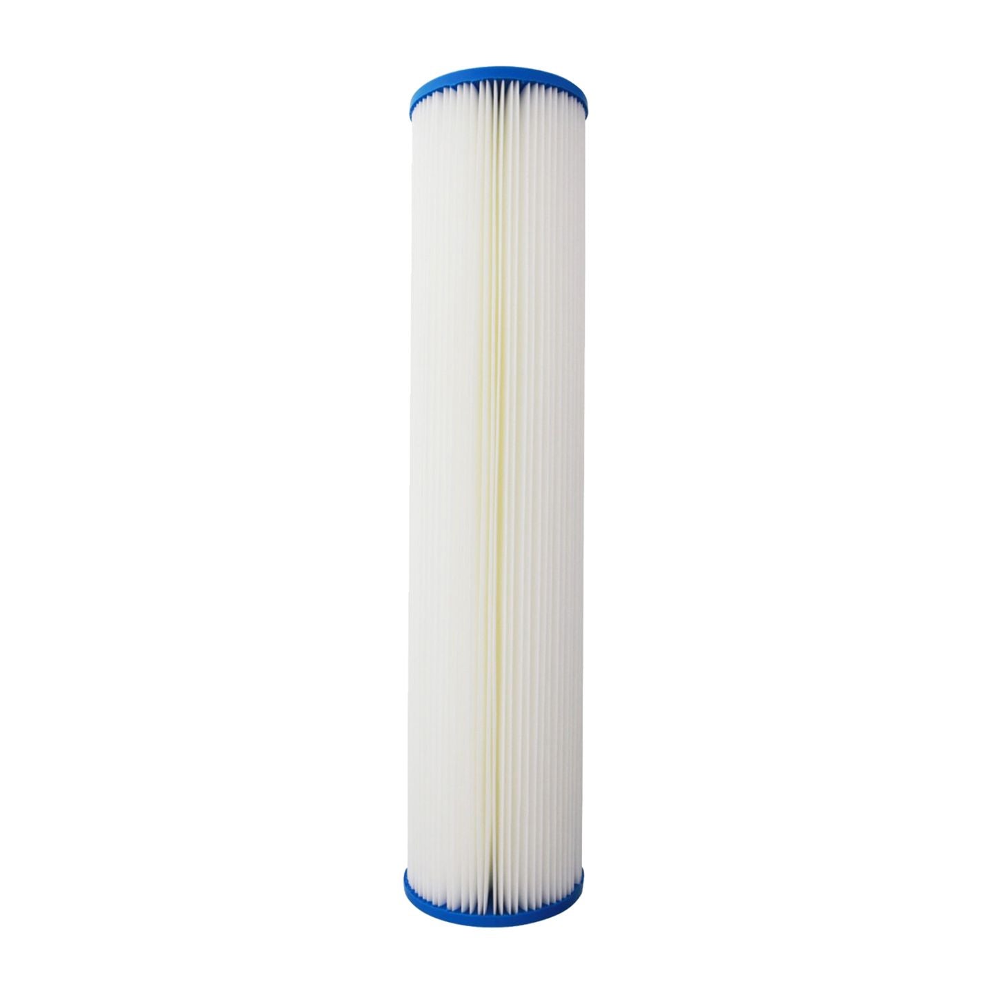 20 inch x 4.5 inch Pleated Sediment Water Filter by Tier1 (20 Micron) - DiscountFilterStore.com