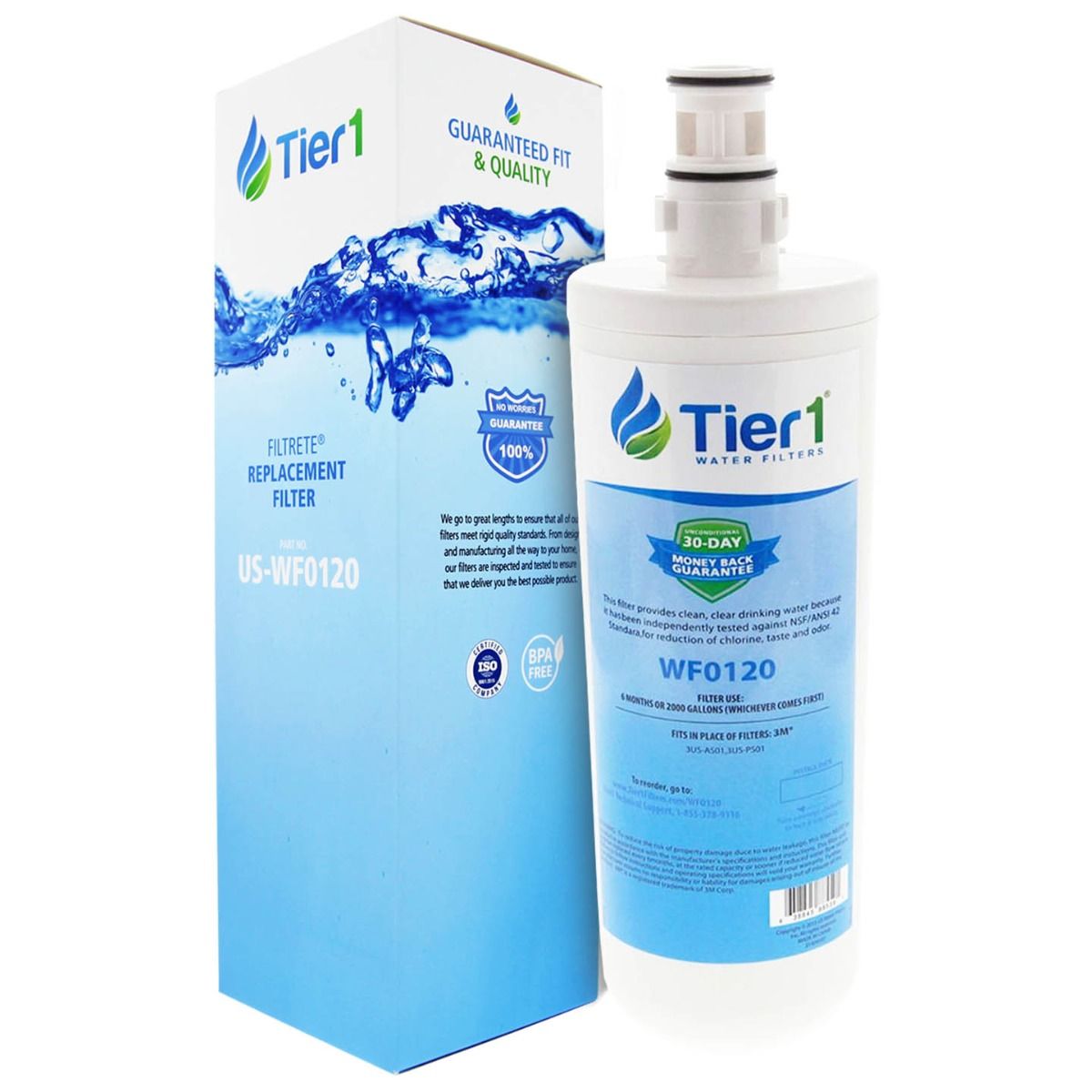 3US-AF01 Comparable Undersink Filter Replacement Cartridge By Tier1 - DiscountFilterStore.com