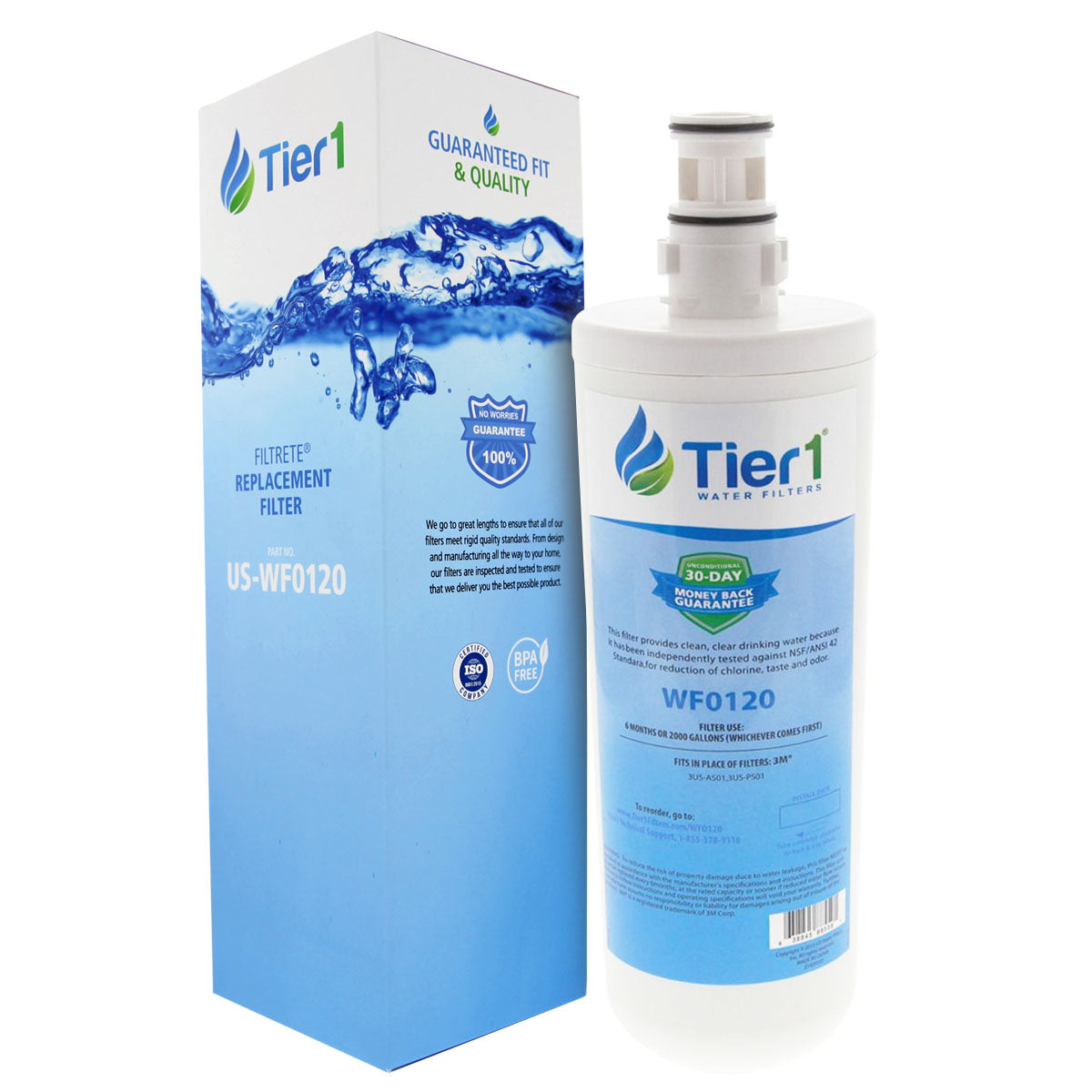 3US-AF01 Comparable Undersink Filter Replacement Cartridge By Tier1 - DiscountFilterStore.com