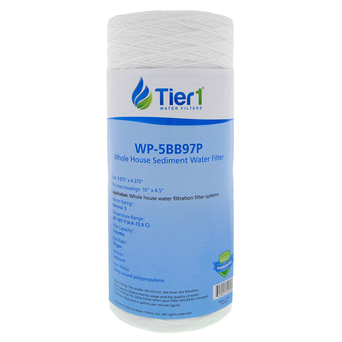WP-5BB97P Pentek Comparable Replacement Filter Cartridge by Tier1 - DiscountFilterStore.com