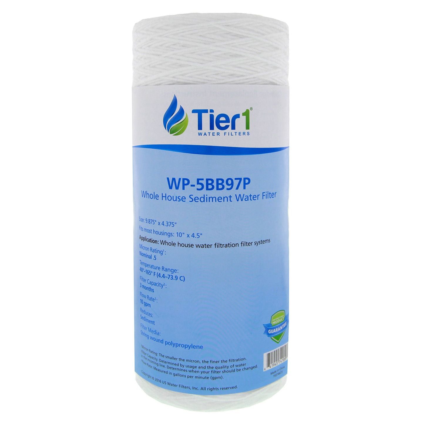 WP-5BB97P Pentek Comparable Replacement Filter Cartridge by Tier1 - DiscountFilterStore.com