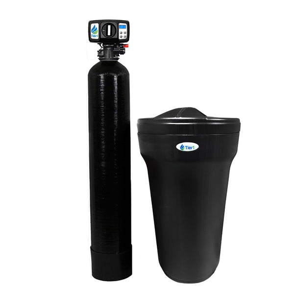 Precision Series 30,000 Grain High Efficiency Digital Water Softening System For Hardness + Iron And Manganese Reduction by Tier1 - Whole House Systems - 1330.1 - DiscountFilterStore.com