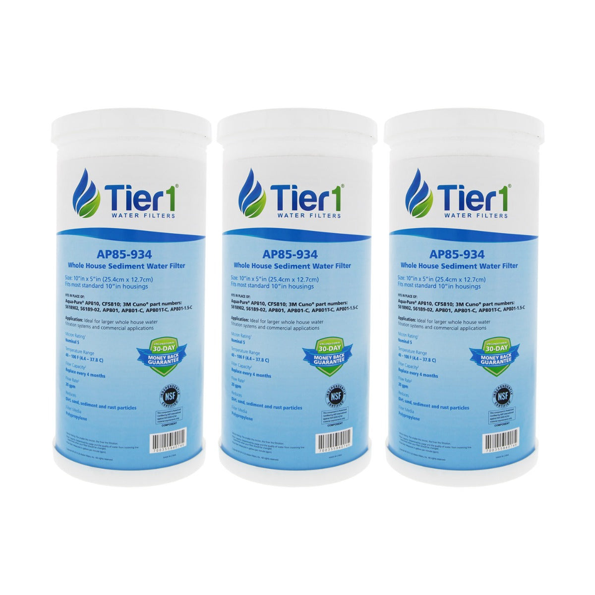 WHKF-DWHB Whirlpool Comparable Whole House Sediment Water Filter by Tier1 - DiscountFilterStore.com