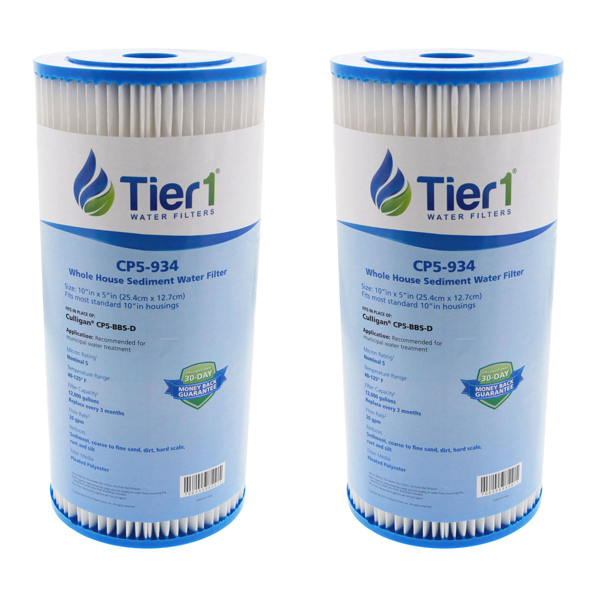 CP5-BBS-D Culligan Comparable Whole House Sediment Water Filter by Tier1 - DiscountFilterStore.com