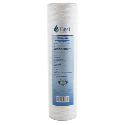 CW-50 Pentek Comparable Whole House Sediment Water Filter by Tier1 - Whole House Cartridges - 6.99 - DiscountFilterStore.com