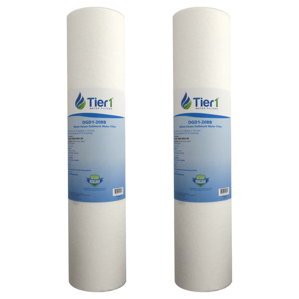 DGD-2501-20 Pentek Comparable Whole House Sediment Water Filter by Tier1 - Whole House Cartridges - 18.97 - DiscountFilterStore.com