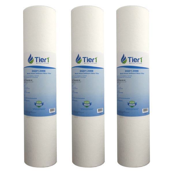 DGD-2501-20 Pentek Comparable Whole House Sediment Water Filter by Tier1 - Whole House Cartridges - 18.97 - DiscountFilterStore.com