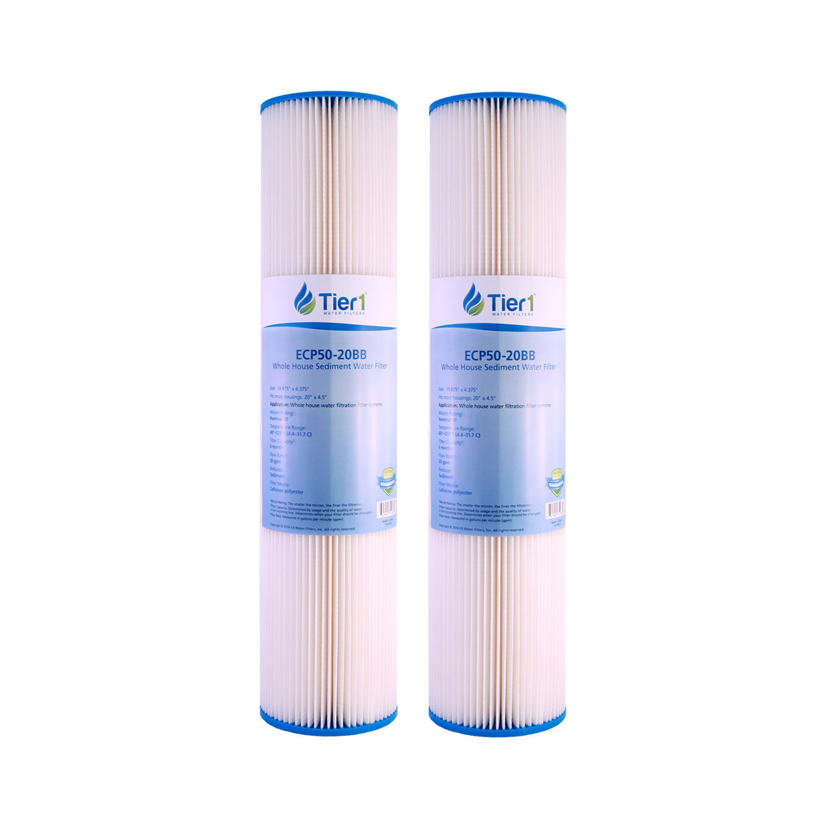 ECP50-20BB Pentek Comparable Replacement Filter Cartridge by Tier1 - DiscountFilterStore.com
