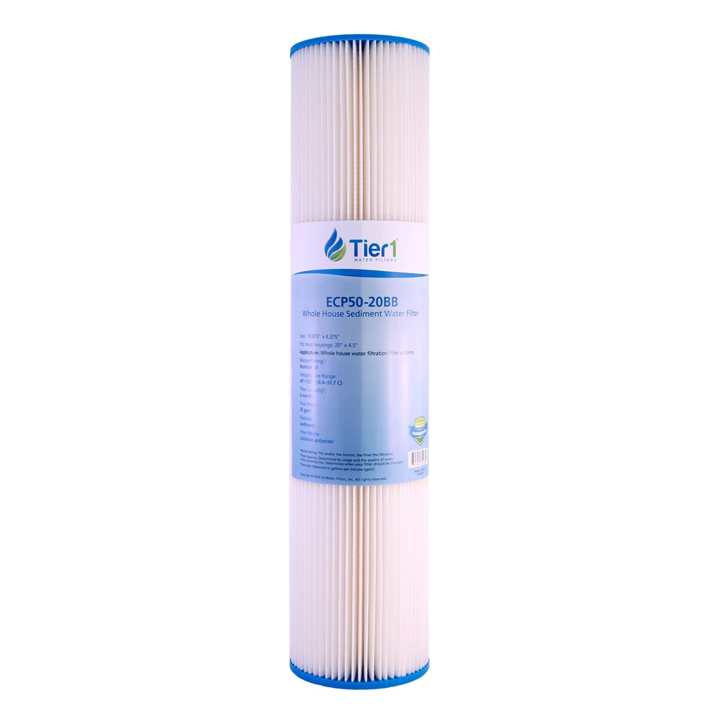 ECP50-20BB Pentek Comparable Replacement Filter Cartridge by Tier1 - DiscountFilterStore.com