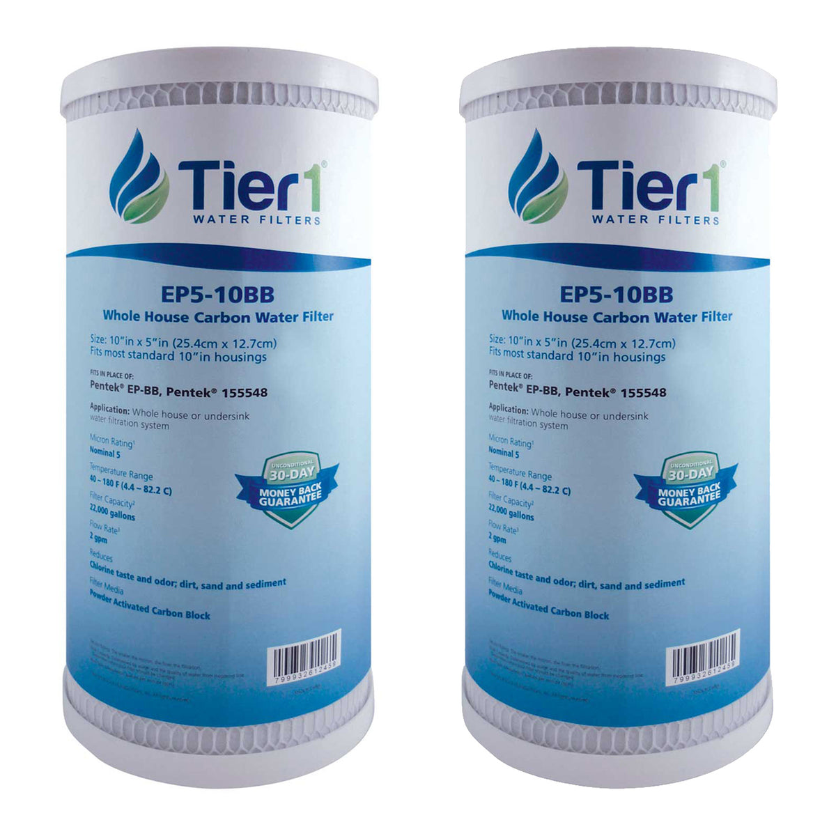 EP5-10BB Tier1 Carbon Block Water Filter - DiscountFilterStore.com