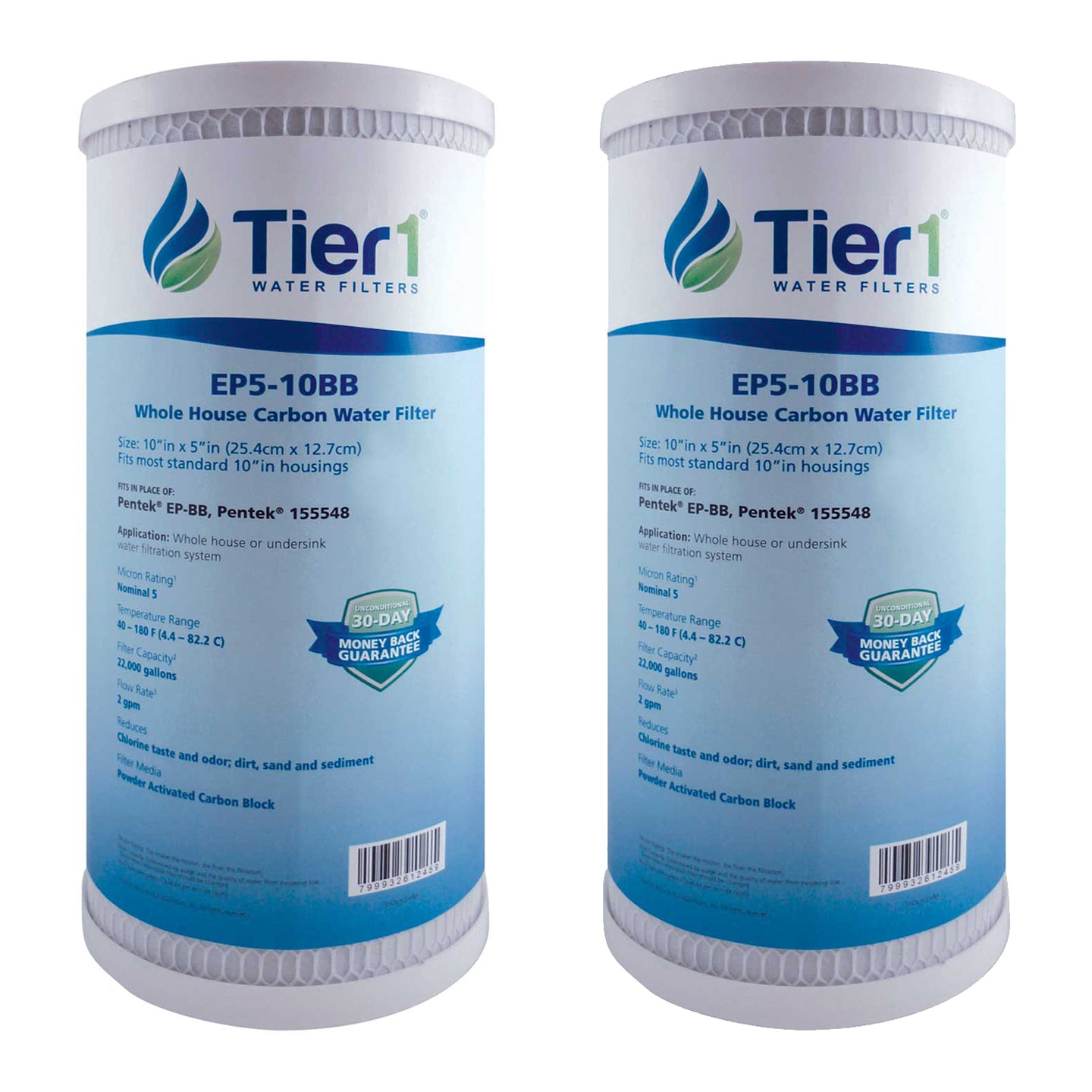 EP5-10BB Tier1 Carbon Block Water Filter - DiscountFilterStore.com