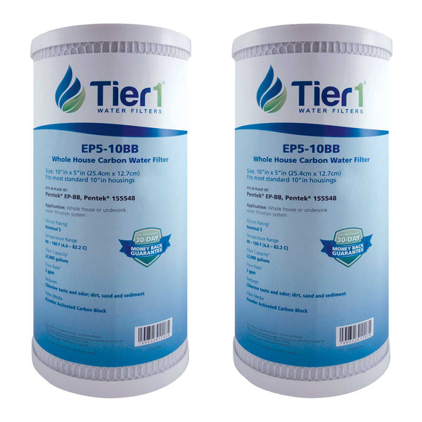EP5-10BB Tier1 Carbon Block Water Filter - Whole House Cartridges - 15.28 - DiscountFilterStore.com