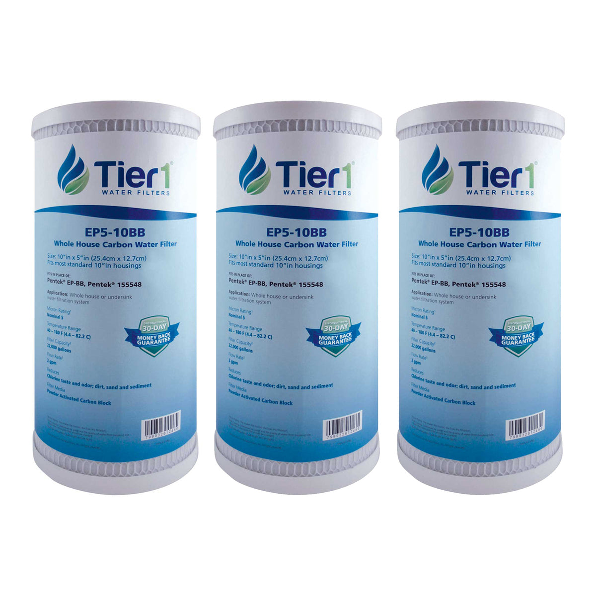 EP5-10BB Tier1 Carbon Block Water Filter - DiscountFilterStore.com