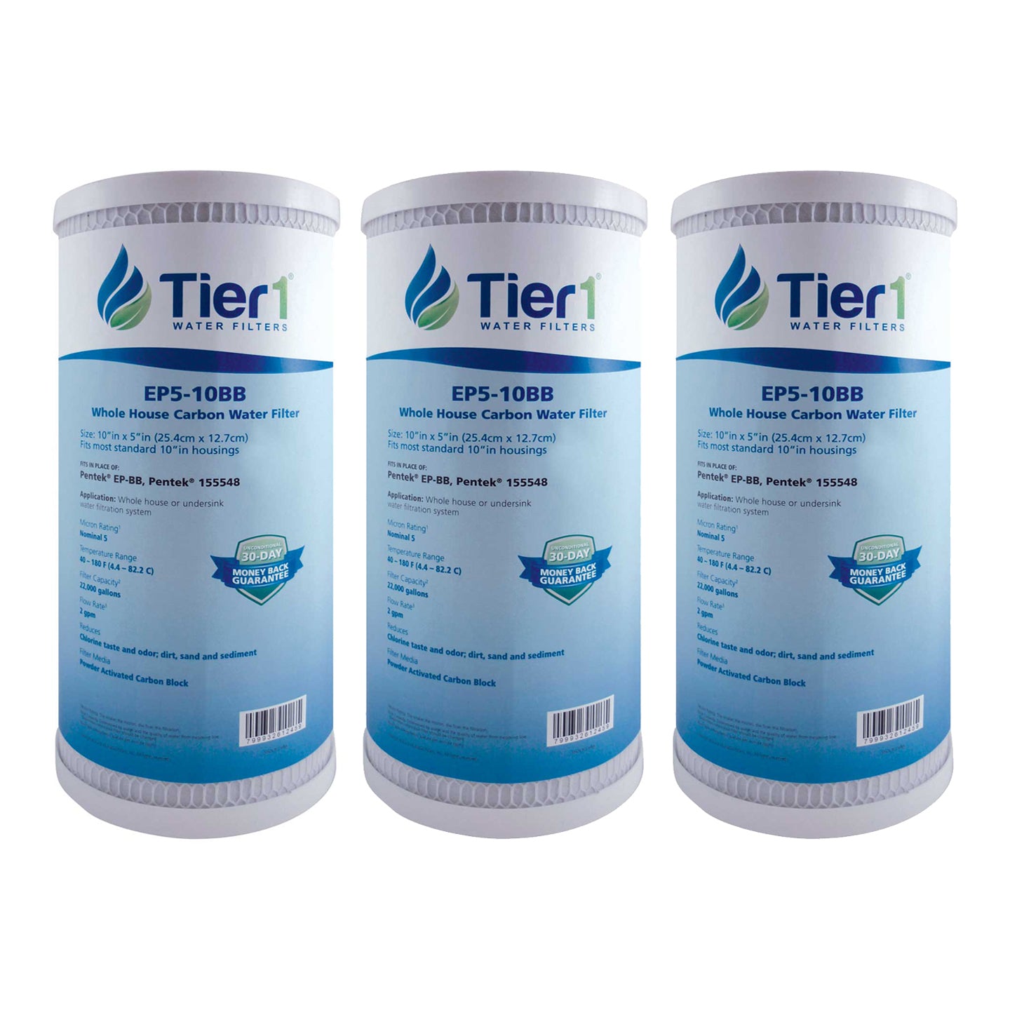 EP5-10BB Tier1 Carbon Block Water Filter - DiscountFilterStore.com