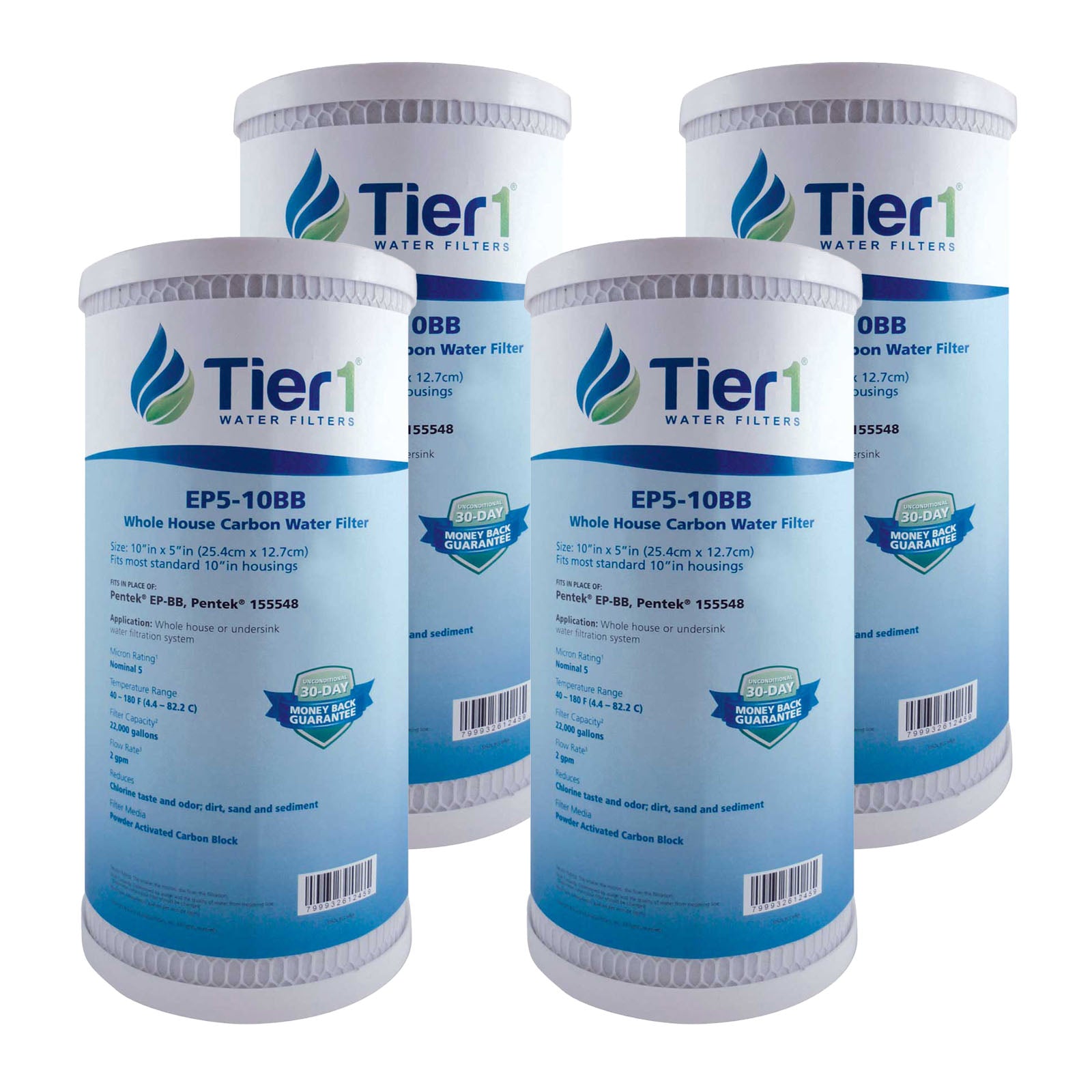 EP5-10BB Tier1 Carbon Block Water Filter - DiscountFilterStore.com